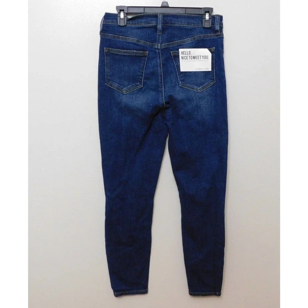JR488 Celebrity Pink Juniors' Ripped Ankle Skinny Jeans Size 11 / 30